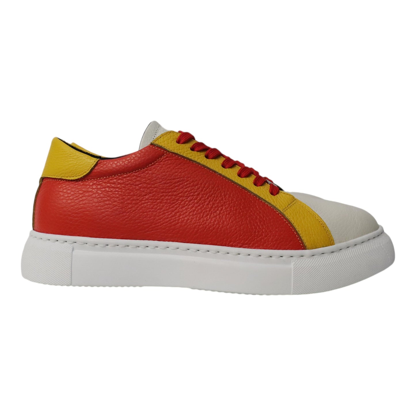 Rood/ Wit/ Geel Sneaker Grote maten Oeteldonk 073 Den Bosch