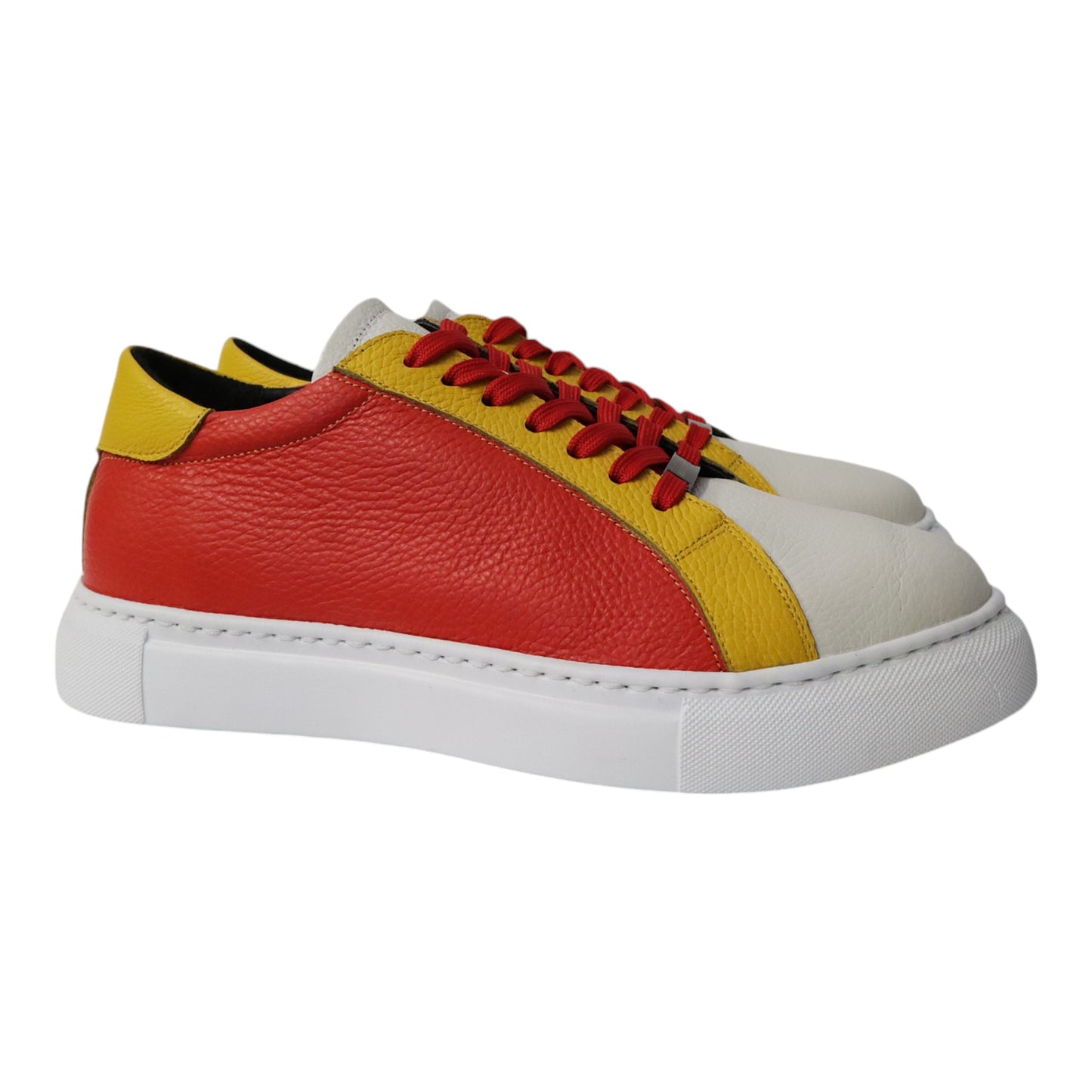 Rood/ Wit/ Geel Sneaker Grote maten Oeteldonk 073 Den Bosch