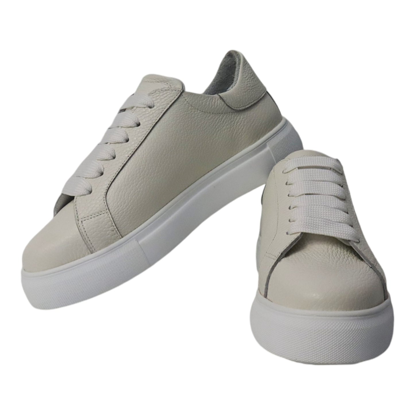 Dames Sneaker wit leer