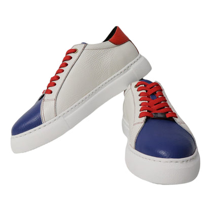 Rood/Wit/Blauw Sneaker Contacteer ons voor bestellingen