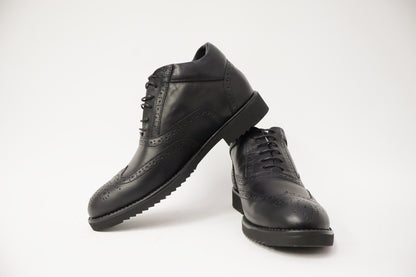 Boot-Enkellaars Spectra zwart gevoerd