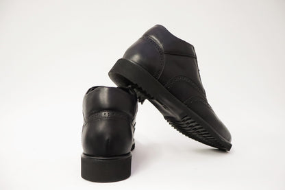 Boot-Enkellaars Spectra zwart gevoerd