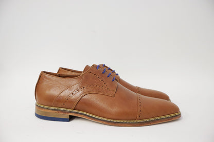 Heren veterschoen Sposare elegance leer licht bruin