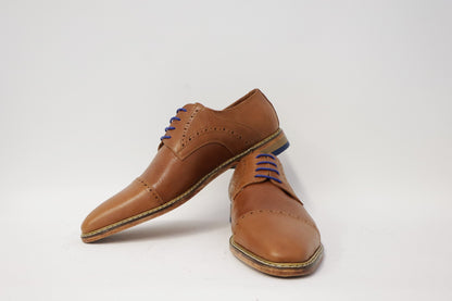 Heren veterschoen Sposare elegance leer licht bruin