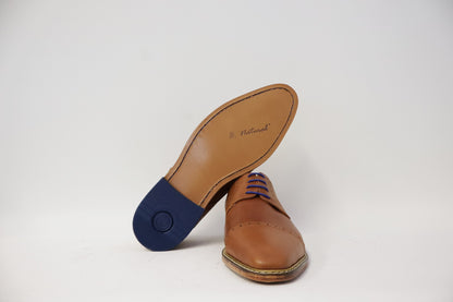 Heren veterschoen Sposare elegance leer licht bruin