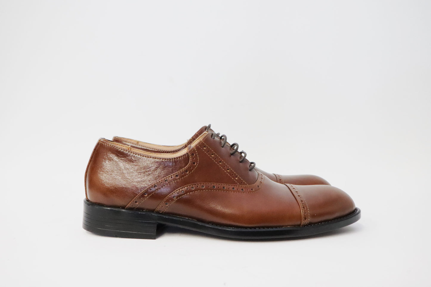 Heren veterschoen Sposato leer bruin