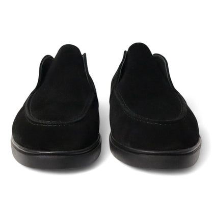 Loafers Bont Gevoerd Zwart