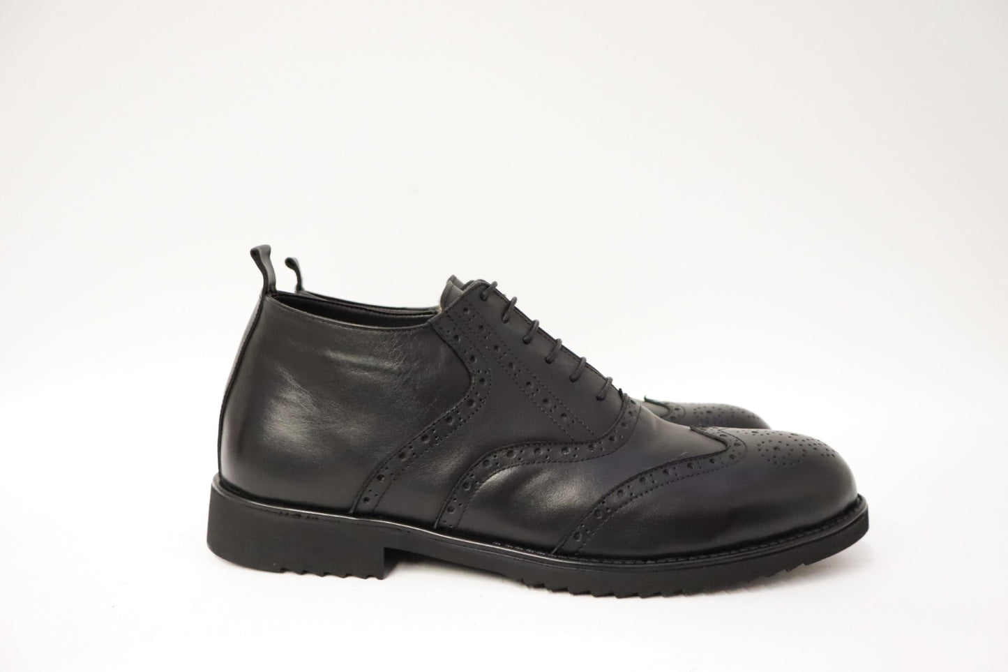 Boot-Enkellaars Spectrum zwart gevoerd