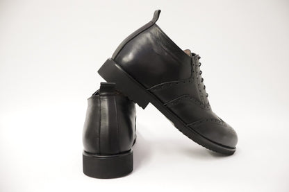 Boot-Enkellaars Spectrum zwart gevoerd