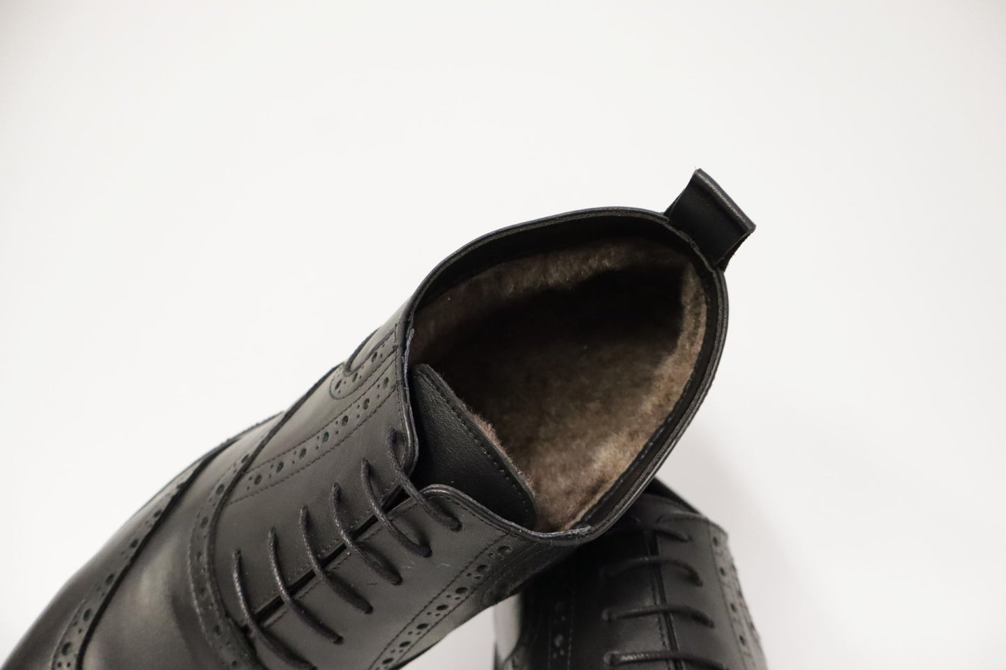 Boot-Enkellaars Spectrum zwart gevoerd