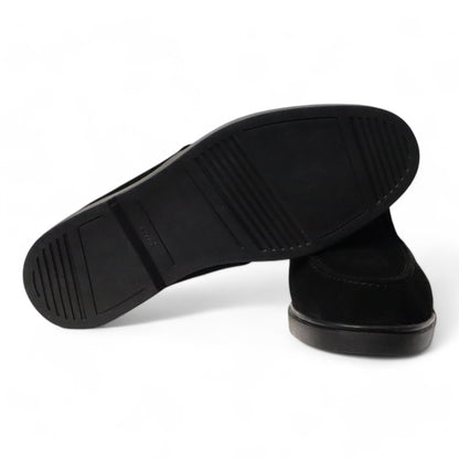 Loafers Bont Gevoerd Zwart