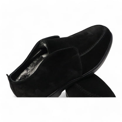 Loafers Bont Gevoerd Zwart