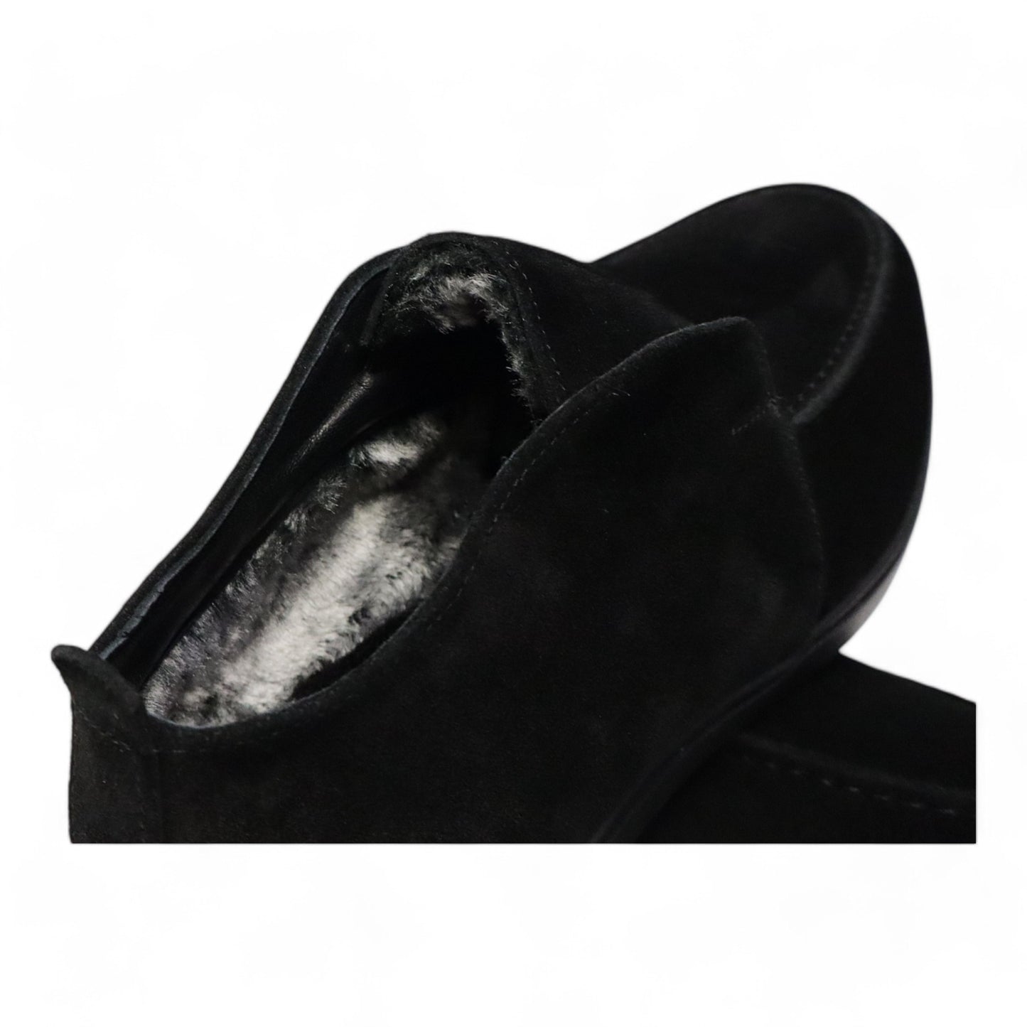 Loafers Bont Gevoerd Zwart