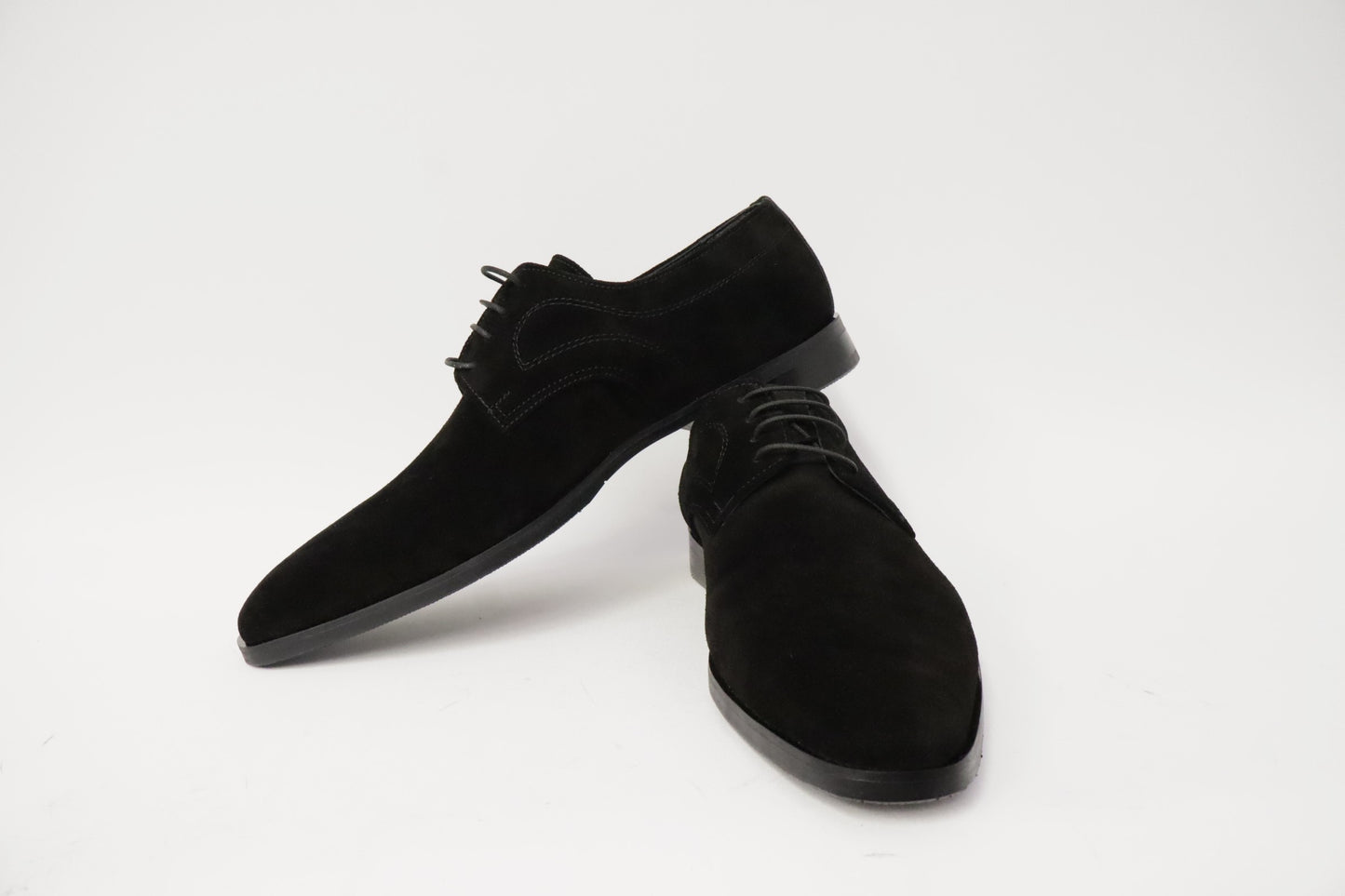 Heren veterschoen Rodrigo zwart suéde