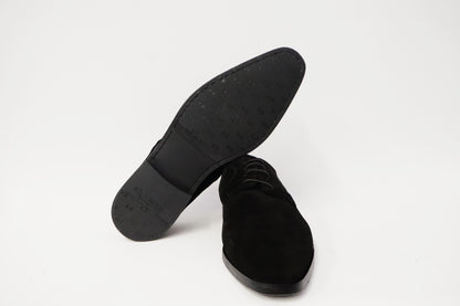 Heren veterschoen Rodrigo zwart suéde