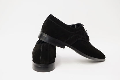 Heren veterschoen Rodrigo zwart suéde