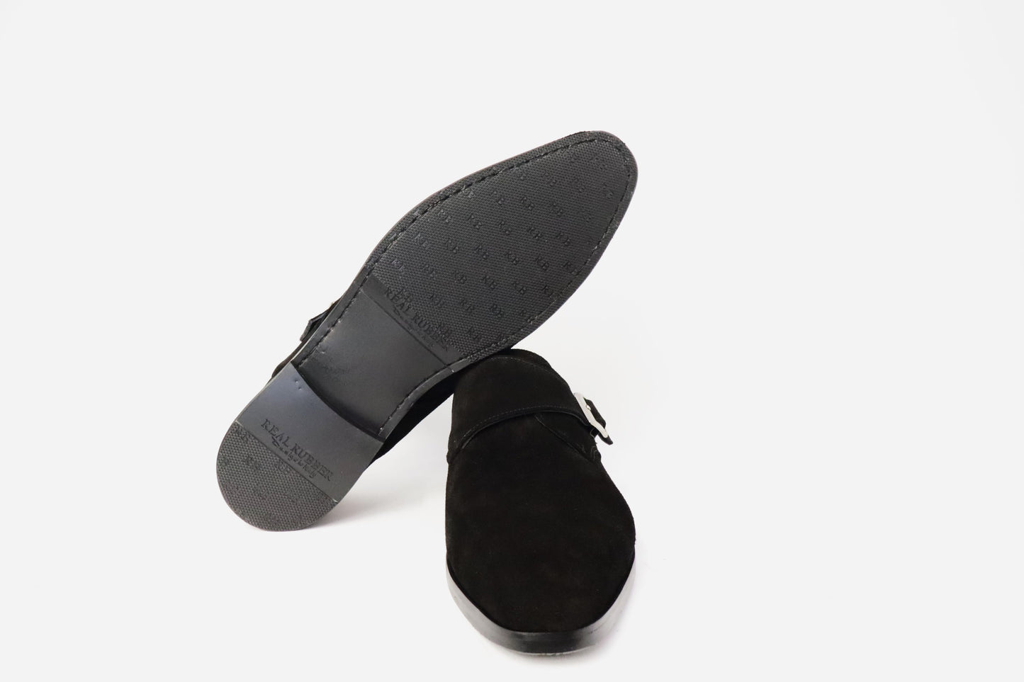 Heren schoen met gesp Rodrigo zwart suéde