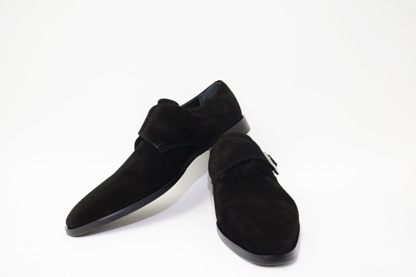 Heren schoen met gesp Rodrigo zwart suéde