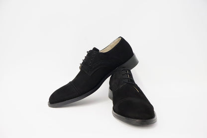 Heren veterschoen Sposare Vibram zwart suéde