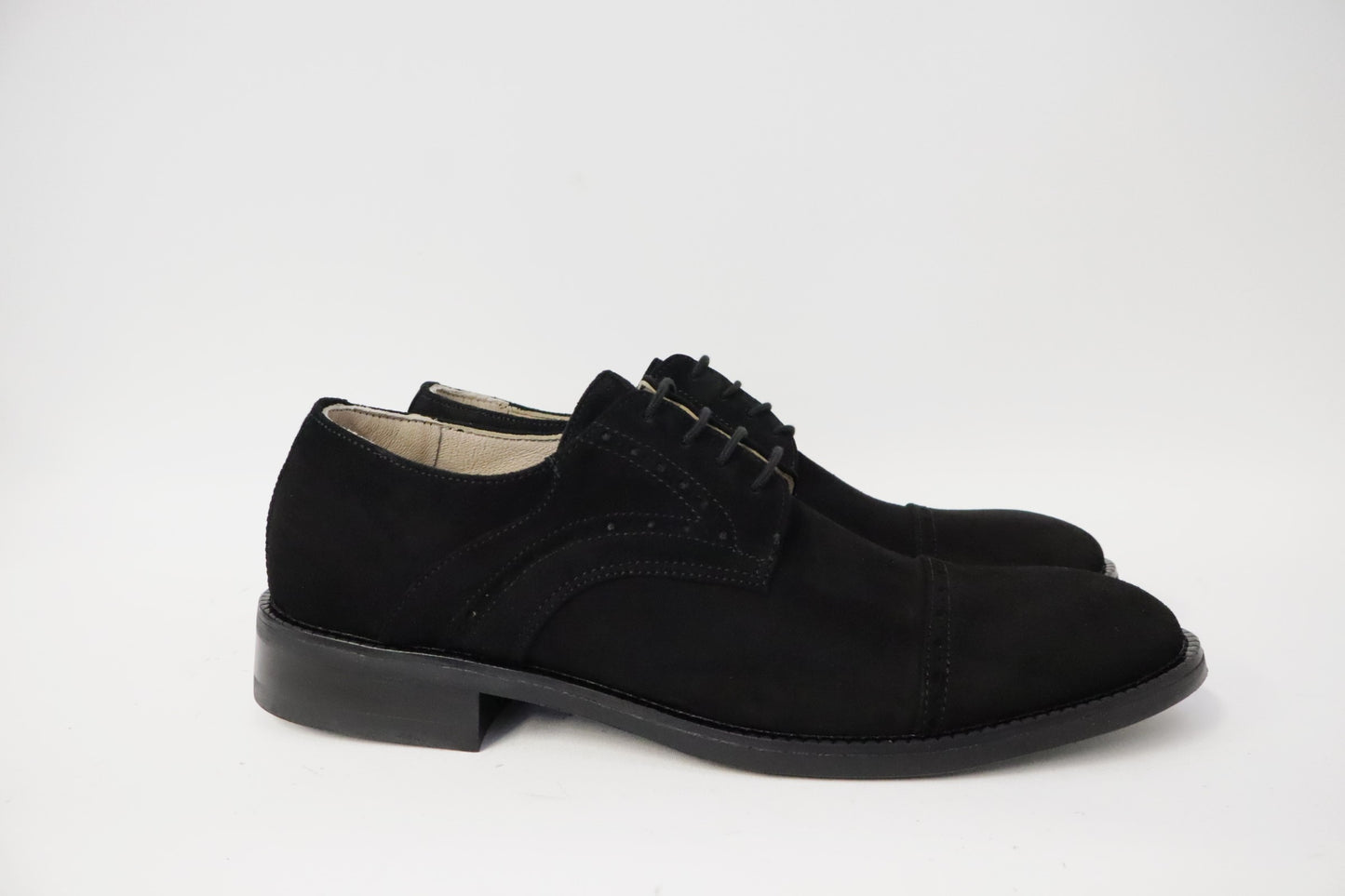 Heren veterschoen Sposare Vibram zwart suéde