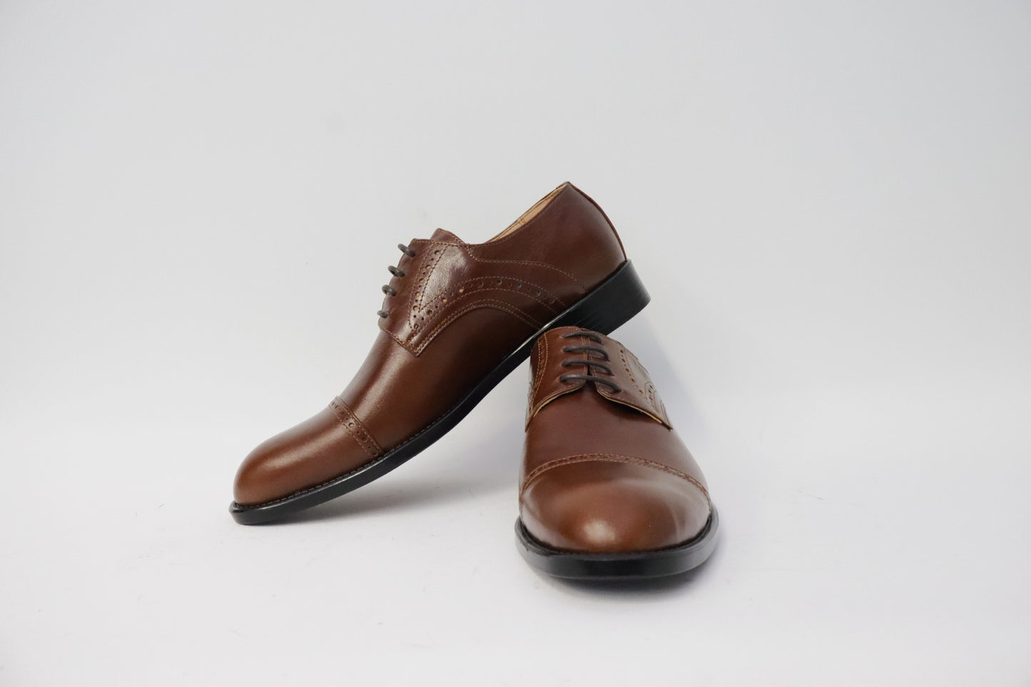 Heren veterschoen Sposare leer bruin