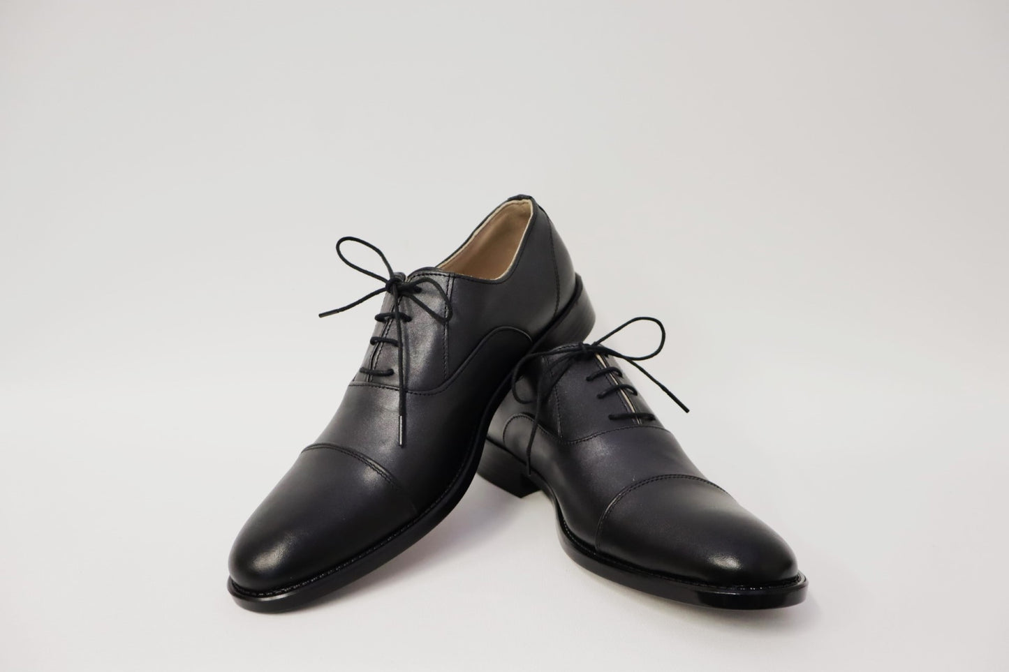 Heren veterschoen Valentino leer zwart