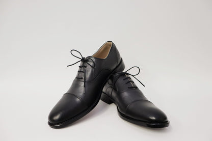 Heren veterschoen Valentino leer zwart