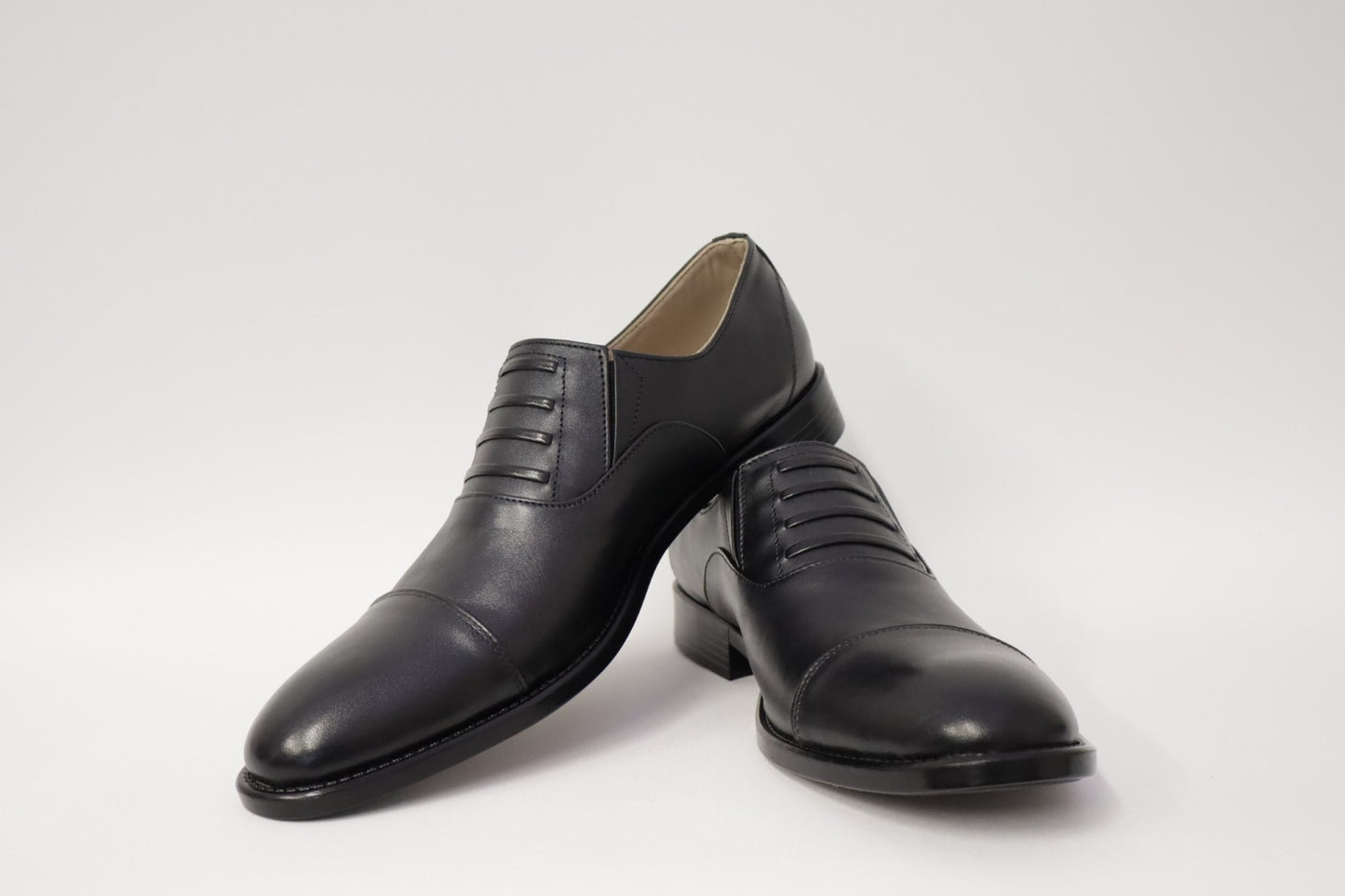 Heren schoenen Frederico leer zwart