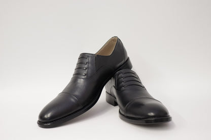 Heren schoenen Frederico leer zwart