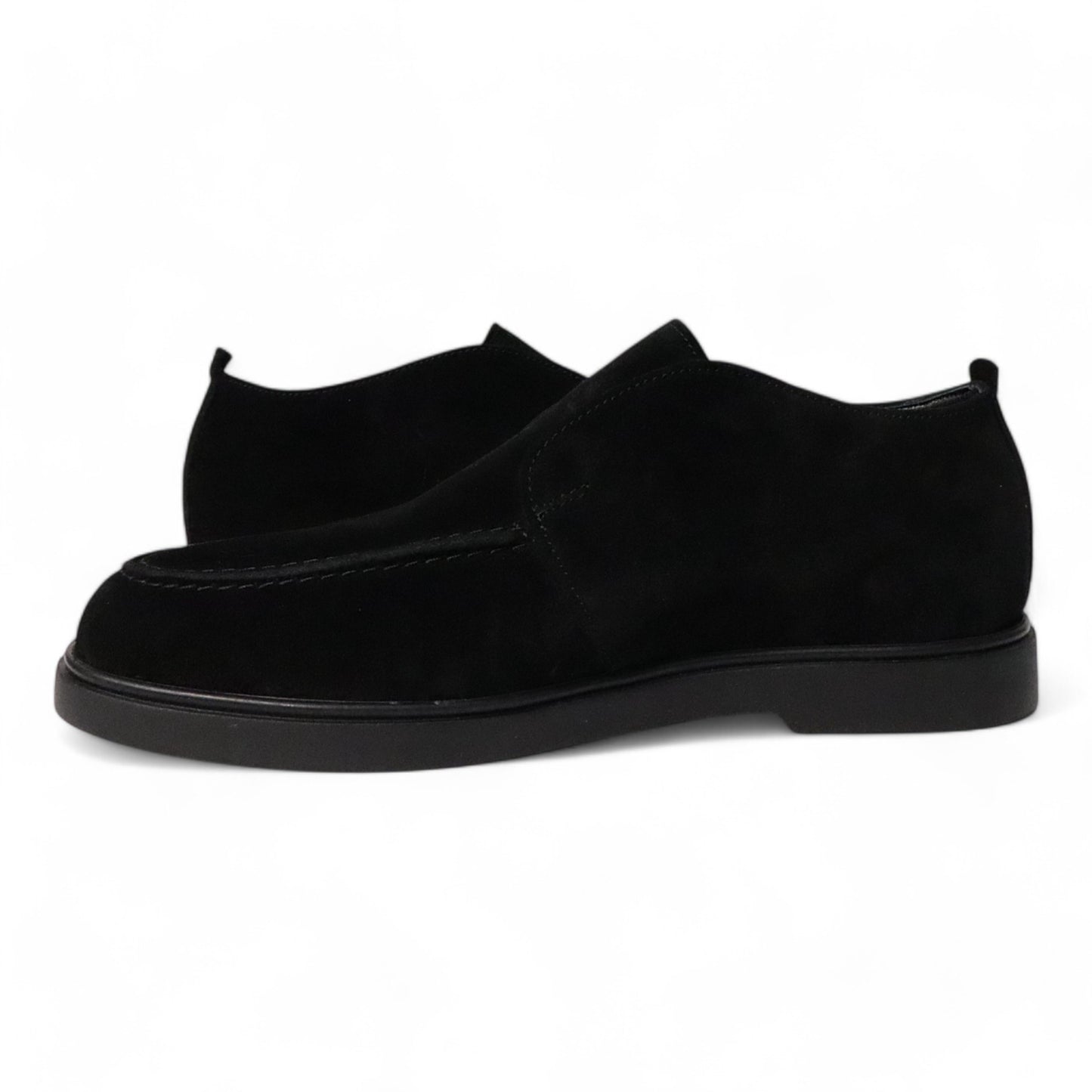 Loafers Bont Gevoerd Zwart