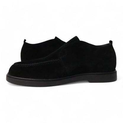 Loafers Bont Gevoerd Zwart